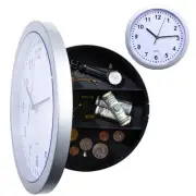 Wall Clock Diversion Safe,10 Inch Wall Clock with Hidden Safe,Secret Hidden C...