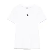 [Alexander Mcqueen] Alexander Mcqueen Cut & Sew T-shirt 40 IT WHITE