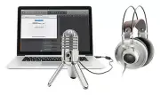 AKG K701 Premium Open-Back Studio Reference Headphones+Samson Recording Mic