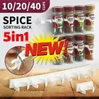 Kitchen Spice Gripper Strip Jar Rack Organiser StV$age Holder Wall Cabinet DoZR