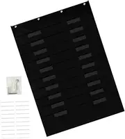 CANIGHT Over The Door File Holder Organizer Wall Mounted Storage Bag for Documents Mail Magazines Spacious Design Easy Installation Material for Classroom Office Use