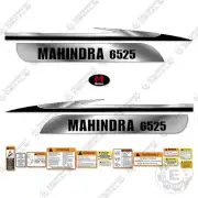 Fits Mahindra 6525 Decal Kit Tractor Reproduction Equipment Decals Silver Vinyl!
