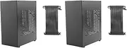 Binxind 2X A07 Mini ITX Computer Case Chassis HTPC Host Case USB3.0 ITX Enclosure with Graphics Card Extension Cable(A)