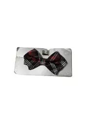 Nordstrom Toddler Boy Lumberjack Plaid Silk Bow Tie Red 1582