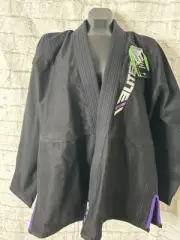 Elite Sports Jitsu Karate Jacket New With Tags, Top Only ET500 Black Size A3