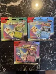 Pokemon Prismatic Evolutions tech sticker Glaceon, Sylveon, Leafeon ALL 3 packs!