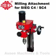 SIEG Milling Head Attachment for C4 150W DC Motor / Tilting Column / Fine Feed