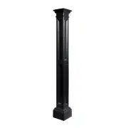 Mayne Liberty Traditional Plastic Lamp Post without Mount in Black