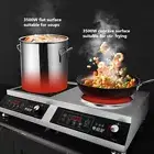 Commercial Induction Cooker 2 Burner Stove Electric Wok Burner Stove Household