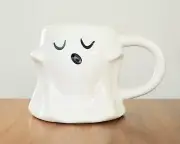 NEW! 2022 TARGET Spritz Halloween Ghost Mug Ceramic Coffee Cup 12 oz Stoneware