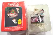 New Enesco Coca-Cola Light Up Your Holidays With Coke Christmas Ornament