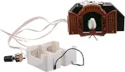 FUTUREORYY Minimalist Wall Clock Movement Retro Mute Mechanism Part No Hook for Wall Clock Repair
