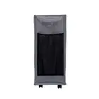Dark Grey Foldable Yoga Storage Basket, Oxford Fabric Laundry Hamper, Multi-Purp