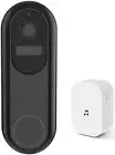 [New] 1080P Smart Video Doorbell Camera Wireless with Ring Chime, HD Live View,