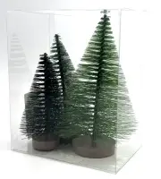 NEW IKEA VINTERFINT Decoration 3-Piece Christmas Tree, Green