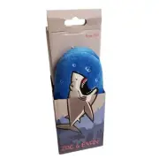 Zac And Evan Kids Shark Plush Printed Slide Slippers Size 13/1 Medium