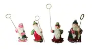 House Of Lloyd Jingle Elf Place Card Holders Set Of Four Christmas Holidays NEW