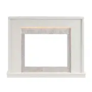 Jade Electric Fireplace Heater White Mantel