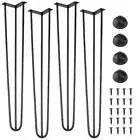 1 Set Furniture Legs Multi-purpose Long Lasting Modern Style Diy Table Hairpin