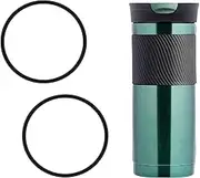 2pcs Silicon Leak-Proof Gasket Rubber Seal Ring Spare Gaskets Accessories for Contigo Byron Travel Mug,Replacement Rubber Lid Seals Compatible with 16 & 20 oz Contigo Snapseal Byron Travel Mug
