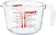 (1, Measuring Jug) - Pyrex Glass Measuring Jug, 1L