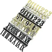 DOITOOL Strong Sturdy Clock Numbers Roman Kit for Digital Wall Clock Replacement DIY Design