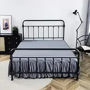 Bed Valance Skirt Bed Wrap Bed Skirt Double Single King Size Bedspread Divan Bed Base Wrap Valance Sheet Alternative to Traditional Valance Sheet Skirt Easy to Fit