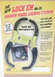New RA-25K Rack’em Keyed Lock’em Magnum Wheel Lock