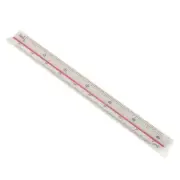 Triangular Ratio Scale Ruler, 15Cm / 5.9-Inch Architectural Scale,Plastic Ruler,