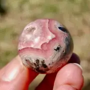 29mm Rhodochrosite Crystal Sphere 45g, Argentina