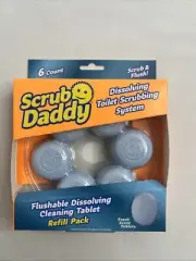 Scrub Daddy Dissolving Toilet Scrubbing System Refills Set of 6 Scrubbing Tablet