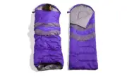 Micro Compact Thermal Sleeping Bag Single Camping Hiking Tent Sleep Mat Purple