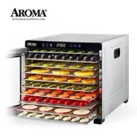 在飛比找森森購物網優惠-美國 AROMA 紫外線全金屬十層乾果機 AFD-925SD