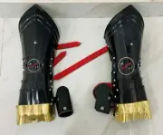 Black Gothic Gauntlets Armor Gloves Functional Wearable Armor Gauntlets