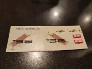 1/64 HO SCALE DECAL- '56 CHEVY BEL AIR