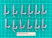 Chaos Space Marines Chainswords x 12 A Warhammer 40K RARE OOP V3 A