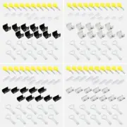 10Pcs Sliding Window Lock with Key Window Stopper Aluminum Sliding Window Stops