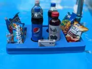 Durable Pool Floating Foam Party Tray with Waterproof Playing Cards