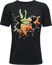 [Under Armour] Boys' Tech Big Logo Splash Short-Sleeve