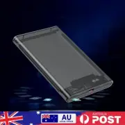 2.5 Inch Hard Drive Enclosure Transparent Mobile Hard Drive Case for MacBook PC