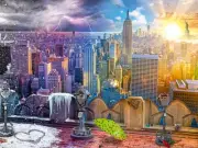 Ravensburger New York Summer and Winter 1500 Piece Jigsaw Puzzles for Adult