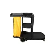 NEW Cleanlink 3 Tier Janitor Cart With Lid Cleaning