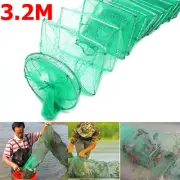 Crayfish Crab Fish Lobster Shrimp Prawn Eel Live Trap Net Bait Fishing Pot Cage