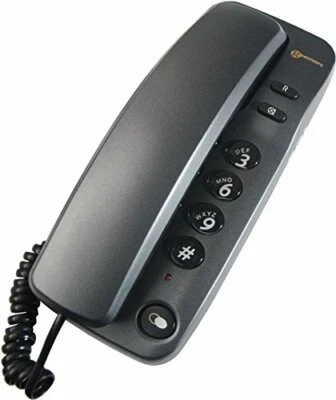 Geemarc Marbella Gondola Style Corded Telephone - Steel Blue