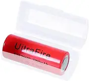 jojofuny 2pcs Battery Storage Box 26650 Battery Storage Case Hard Plastic Electronics Organizer
