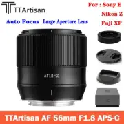 TTArtisan Auto Focus 56mm F1.8 APS-C Camera Lens fr Sony E Nikon Z Fuji XF Mount