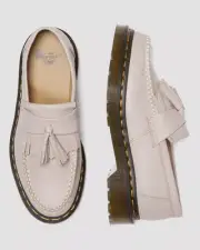 Dr. Martens Adrian Loafer Vintage Taupe Cream Womens Size 9 - 31245348