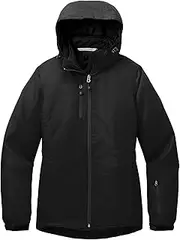 [Port Authority] Ladies Vortex Waterproof Rain Jacket 3-in-1, L332 Black Black XXL