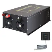 6000W 24V Pure Sine Wave Inverter 230V 240V DC AC Car Power Remote Switch Motor