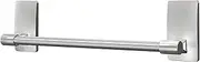 Command Hand Towel Bar Satin Nickel with Water Resistant Command Strips, Bathroom Décor, 9 in Bar Length Holds up to 3 lbs